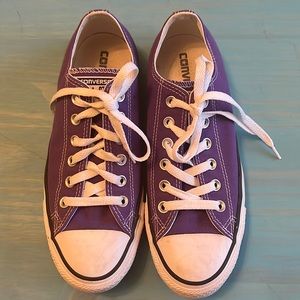 Converse All Star size 8 purple